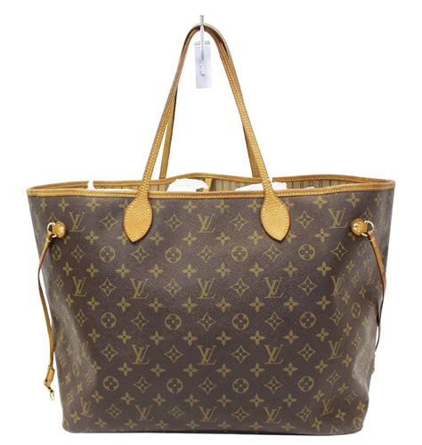 louis vuitton brown monogram canvas neverfull gm tote bag|authentic louis Vuitton Monogram bag.